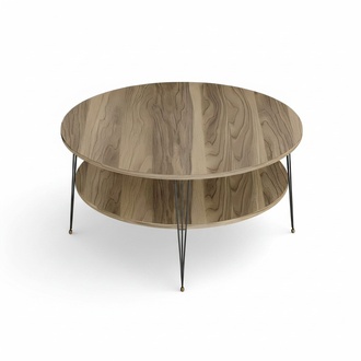 Eleganter brauner Couchtisch aus Holz