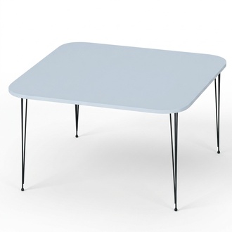 Eleganter weißer Couchtisch aus Holz mit modernem Design