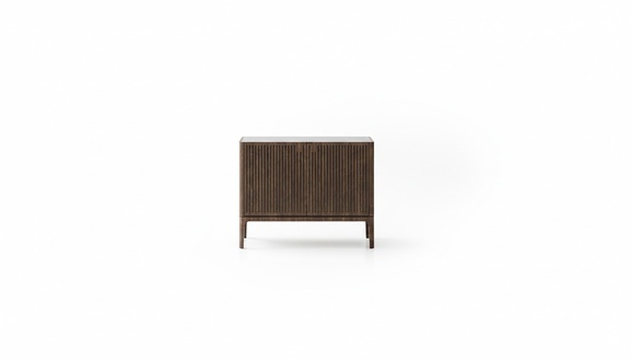 Elegantes braunes Holz Sideboard im modernen Design