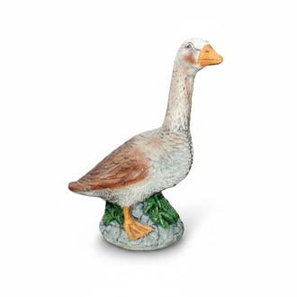 Ente Dekorative Statue Garten Figuren Statuen 44cm Lebensgroß Figur Plastik 2