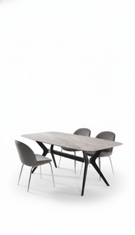 5tlg Designer Esszimmer Set Tisch 4x Stühle Set Garnitur Polster