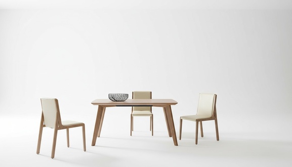 Ess Tisch + 3 Stühle Konferenz Tische Büro Holz Design Stuhl Set 140x80cm