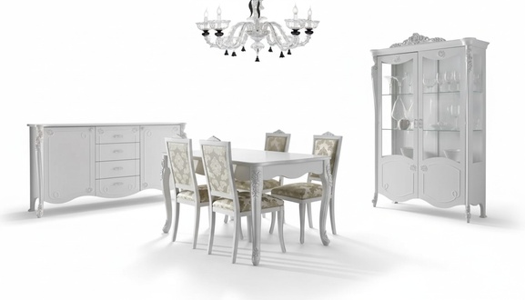 Esstisch 4x Stühle Stuhl Esszimmer Essgruppe Modern Sideboard Garnitur
