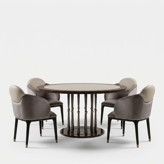 Esstisch 4 x Stühle Esszimmer Set Essgruppe Gruppe Stuhl Tisch Tische 5tlg.