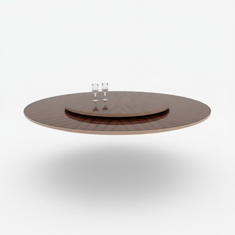 Esstisch Braun Runder Tische Design Möbel Luxus Esszimmer Tisch Küche Rund Neu
