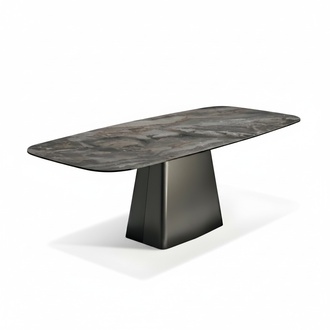 Esstisch Esszimmer Einrichtung Modern Schwarz Luxus Design Holz Tisch