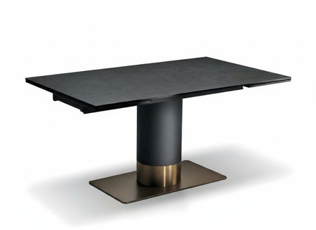 Esstisch Esszimmer Moderne Wohnzimmer Design Holz mit Metall Luxus