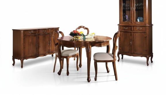Esstisch Runder Tisch Design Luxus Italienische Möbel Holzmöbel Rund Tische Neu