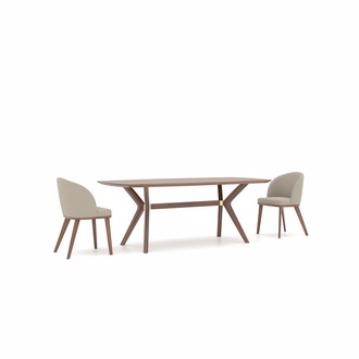 Esszimmer Essgruppe Esstisch 4x Stühle Luxus Einrichtung Modern Design