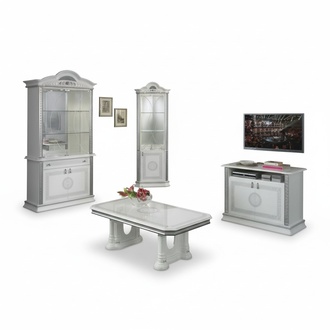 Esszimmer Komplett Garnitur Tisch Anrichte Anrichte Couchtisch Vitrine Set Neu