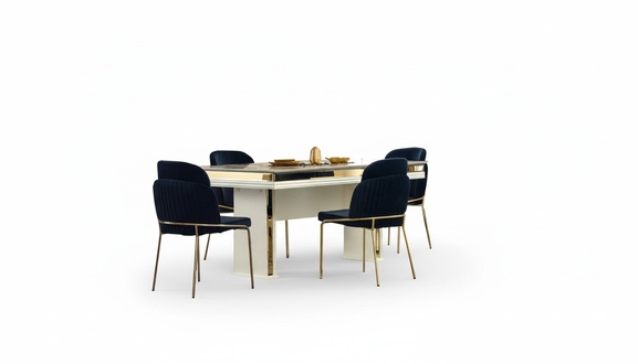 Esszimmer Set Essgruppe Komplettgarnitur Essgarnitur Spiegel Konsole 7tlg.