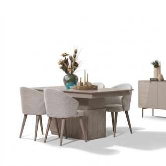 Esszimmer-Set Harmonie von modernem Stil und Gemütlichkeit