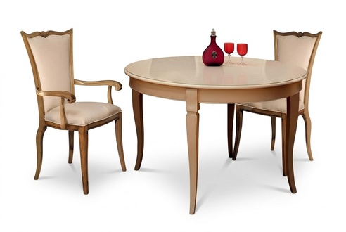 Esszimmer Tische Runde Esstisch Luxus Rund Tisch Massiv Holz Italien Möbel