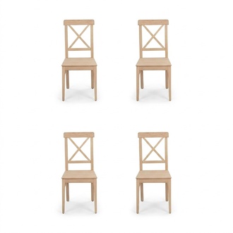 Esszimmerstuhl Designer 4x Stühle Holzstuhl Luxus Einsitzer Ohne Armlehne
