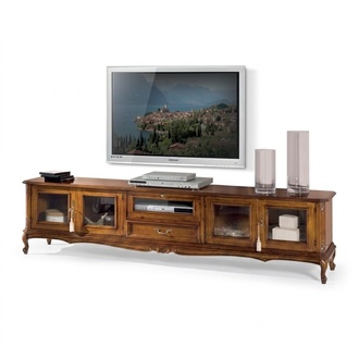 Exklusive Möbel Klassischer Stil Holz luxuriös TV-Ständer Lowboard