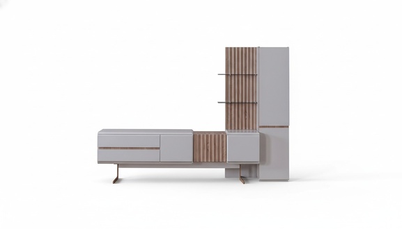 Exclusive Wohnzimmer Set 2tlg.TV Ständer Schrank Regal Regale Möbel