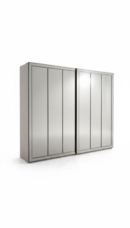 Exklusiver Schwarzer Kleiderschrank Stilvolle Schlafzimmer Holz Möbel