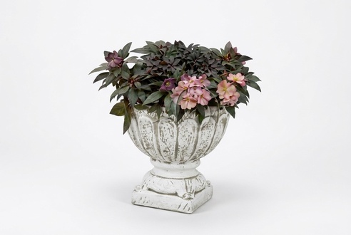 Figur Blumenkübel Pflanz Kübel Dekoration Figur Blumentöpfe Garten Vasen