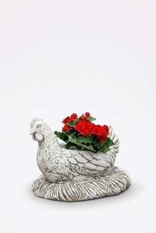 Figur Blumenkübel Pflanz Kübel Dekoration Figur Blumentöpfe Garten Vasen