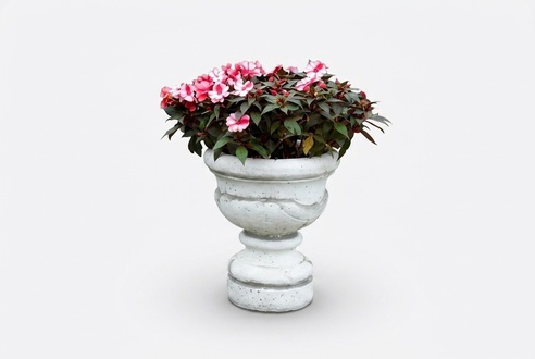 Figur Blumenkübel Pflanz Kübel Dekoration Figur Blumentöpfe Garten Vasen