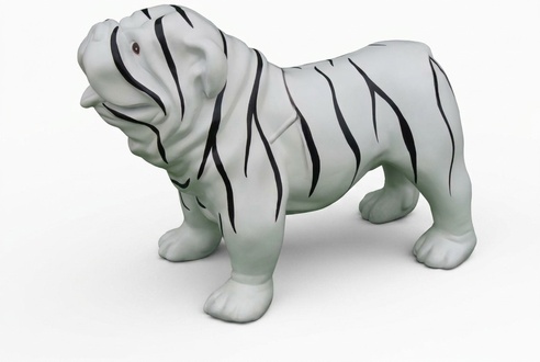 Figur Statue Skulptur Figuren Skulpturen Dekoration Deko 55 cm Hund