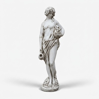 Fontainen Teich Figur Eva Statue Figuren Skulpturen Statuen Skulptur 62cm