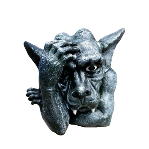 Deko Figur Statue Skulptur 35 cm FIguren Statuen Skulpturen Drachen Troll