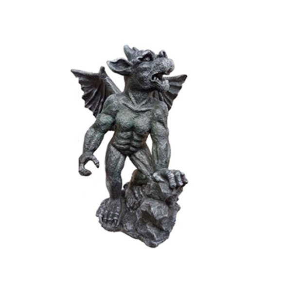 Deko Figur Statue Skulptur 54 cm FIguren Statuen Skulpturen Troll Drachen G23
