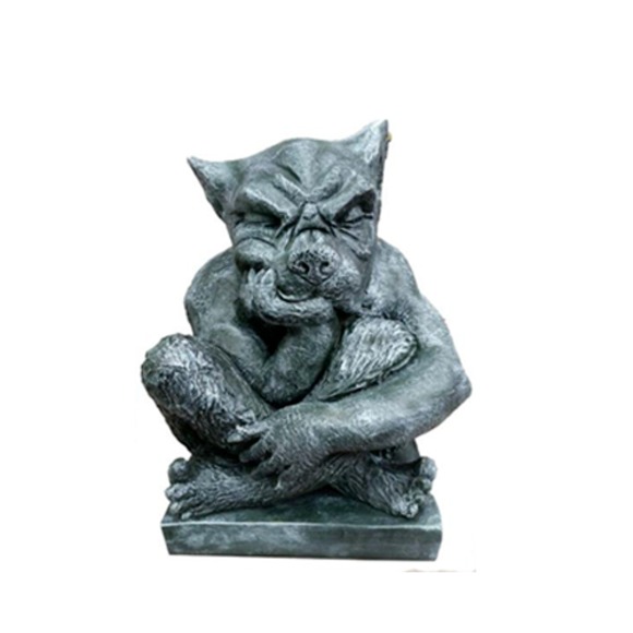 Deko Figur Statue Skulptur 47 cm FIguren Statuen Skulpturen Drachen Troll G24