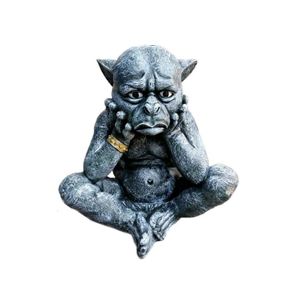 Deko Figur Statue Skulptur 35 cm Figuren Statuen Skulpturen Drachen Troll