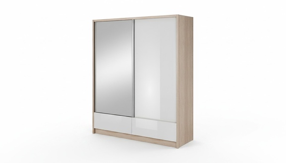 Garderobe Aufbewahrung 180cm Regal Schrank Archiv Schiebetüren Schiebetüren Büro