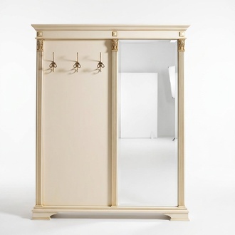 Garderobe Spiegel Flurgarderobe weiß Garderobenpaneele Darderobe Diele Italien
