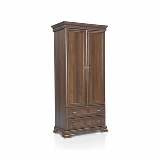 Garderobenschrank Kleiderschrank Holzschrank Schubladen Kleiderstange