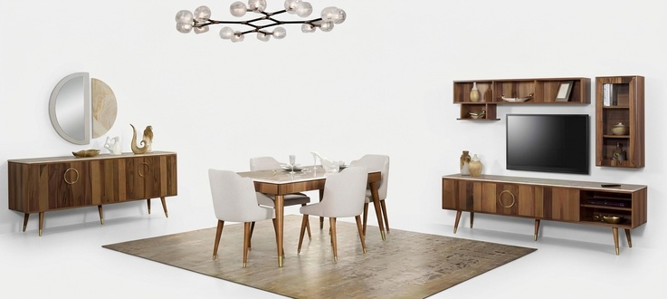 Garnitur Set Modern Tisch 6x Stühle Stuhl Komplette Essgarnitur 7tlg. Esszimmer
