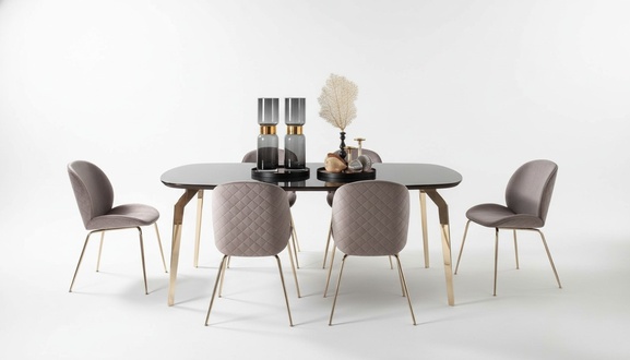 Garnitur Tisch Tische Luxus Holz Möbel Neu Esszimmer Gruppe Komplett Set 7tlg