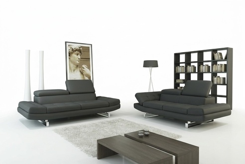 Garnituren Ledersofa Wohnlandschaft 3+2 Sitzer Garnitur Design Modern Sofa Couch