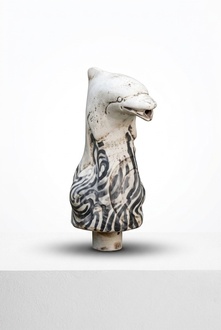 Garten Deko Delphin Statue Skulptur Figuren Skulpturen Designer Figur
