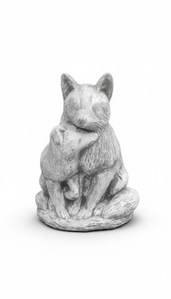 Garten Deko Katze Statue Skulptur Figuren Skulpturen Designer Figur Statuen
