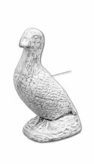 Garten Dekoration Ente Terrasse Stein Figuren Figur Statue Skulptur Vogel