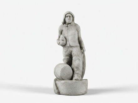 Garten Dekoration Fischer Statue Skulptur Figuren Skulpturen Designer