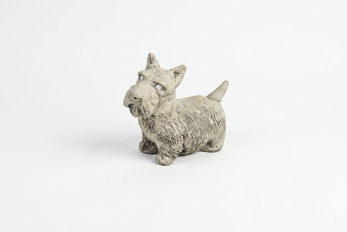Garten Dekoration Hund Terrasse Stein Figuren Figur Deko Statue Skulptur