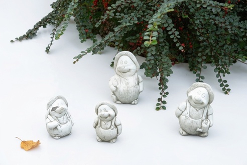 Garten Dekoration Igel Terrasse Stein Figuren Figur Deko Statue Skulptur