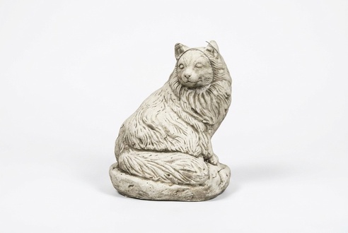 Garten Dekoration Katze Statue Skulptur Figuren Skulpturen Design Figur