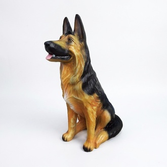 Garten Dekoration Schäferhund Hund Figur Statue Skulptur 86cm Figuren Statuen