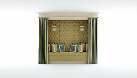Gepolsterte Wandverkleidung Chesterfield Wandpaneel Paneel Polsterwand