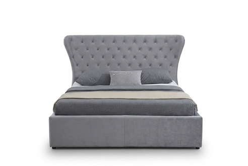 Gepolstertes Designer Bett Textil Leder Polster Betten 180x200cm Schlafzimmer