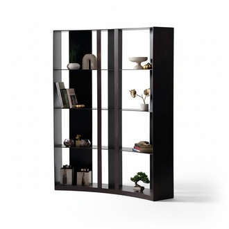 Geschwungenes Regal Trennwand Trennschrank Regal Raumteiler