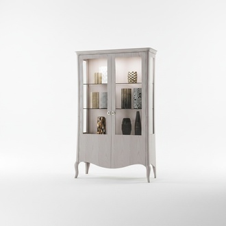 Glasschrank Wohnzimmer Sideboard Vitrine Holzschränke Möbel