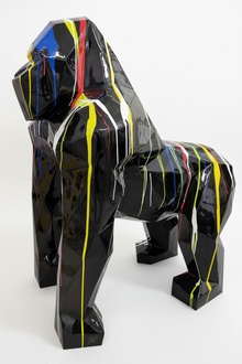 Gorilla Abstrakte Deko Figur Statue Skulptur 128cm Figuren Statuen