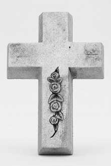 Grabengel Kreuz Schutzengel Grabschmuck Stein Figur Statue Skulpturen